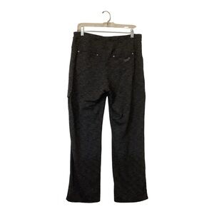 Womens Kuhl Mova Straight Leg Heather Gray Pull On Drawstring Cargo Pants Sz 12